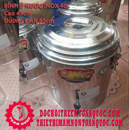 bình ủ nước inox 40L