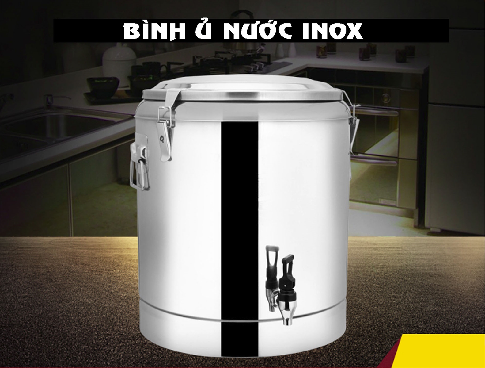 Bình ủ nước inox 10L, 20L, 30L, 40L, 50L, 60L, 70L, 80L, 100L.